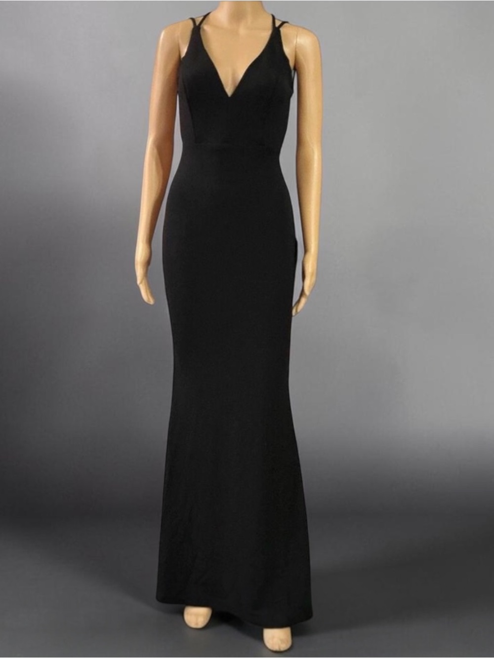 Lulu's Sleeveless Black Maxi Dress